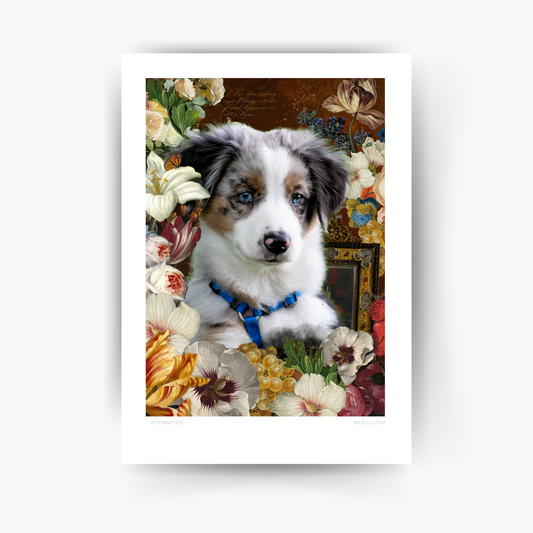 Bold Bouquet - Custom Pet Portrait