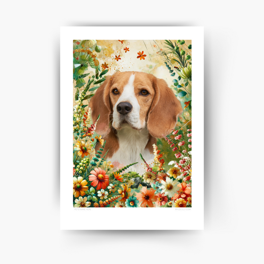 Summer Garden - Custom Pet Portrait