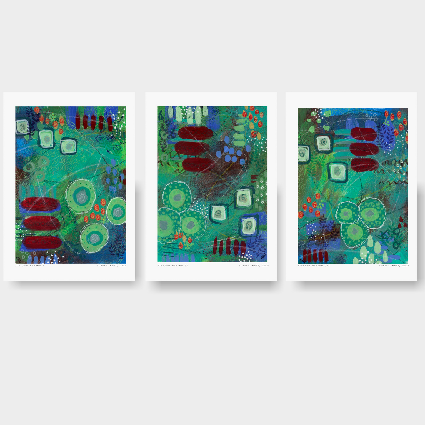 Italian Garden - Set of Three