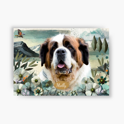 Mountain Retreat - Custom Pet Portrait