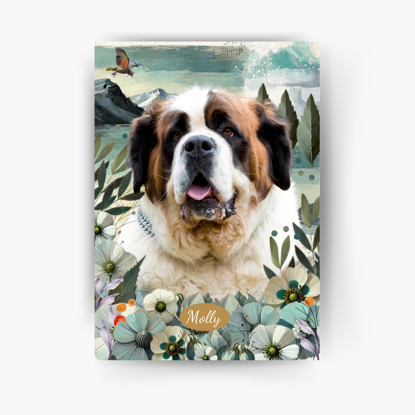 Mountain Retreat - Custom Pet Portrait