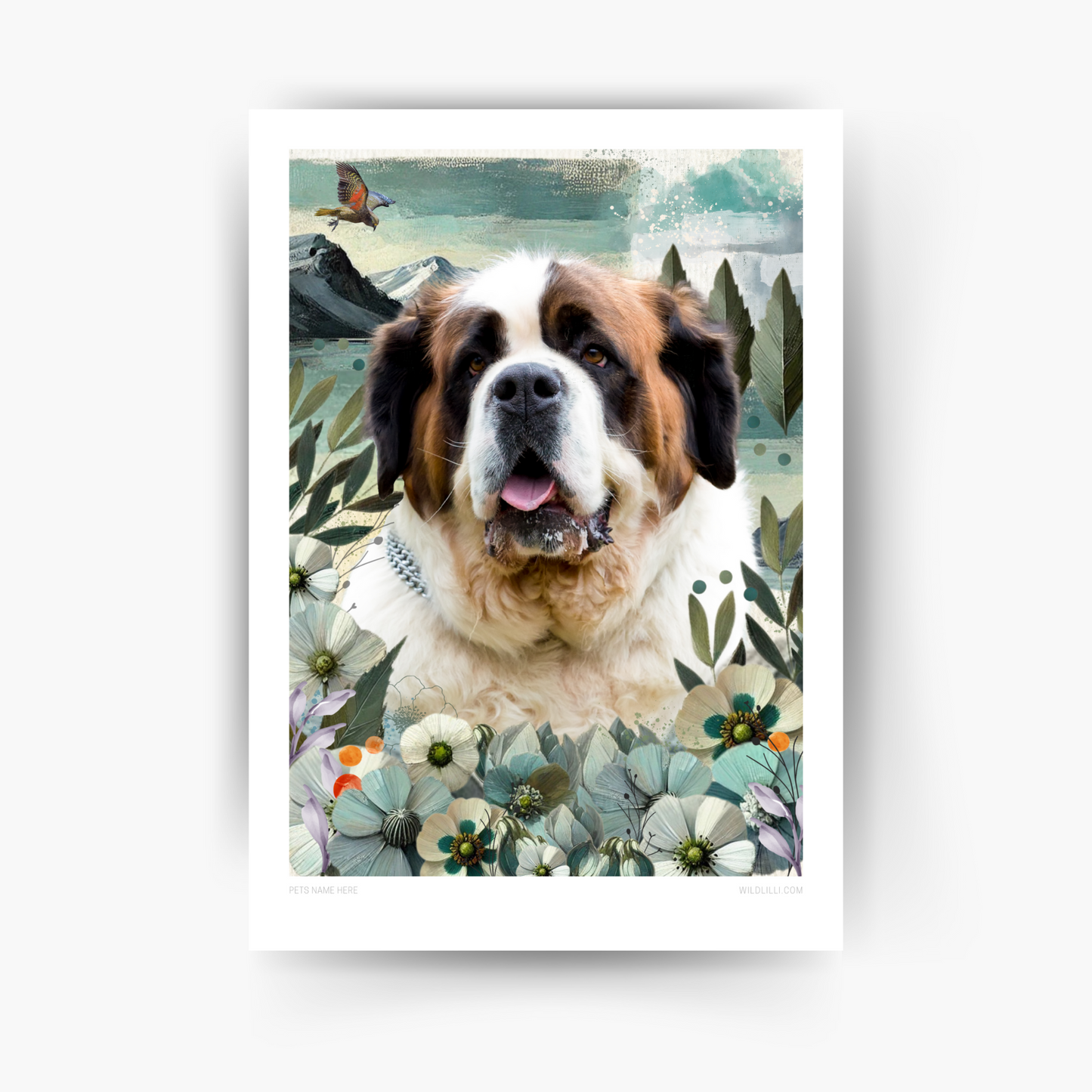 Mountain Retreat - Custom Pet Portrait