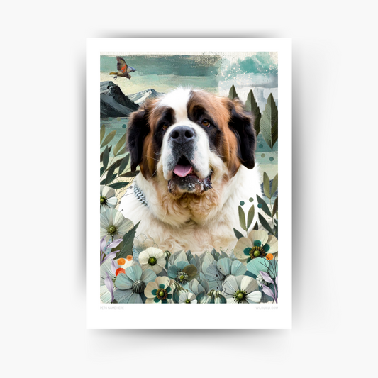 Mountain Retreat - Custom Pet Portrait