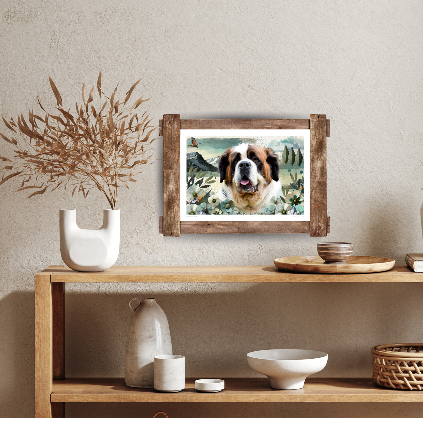 Mountain Retreat - Custom Pet Portrait