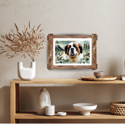 Mountain Retreat - Custom Pet Portrait