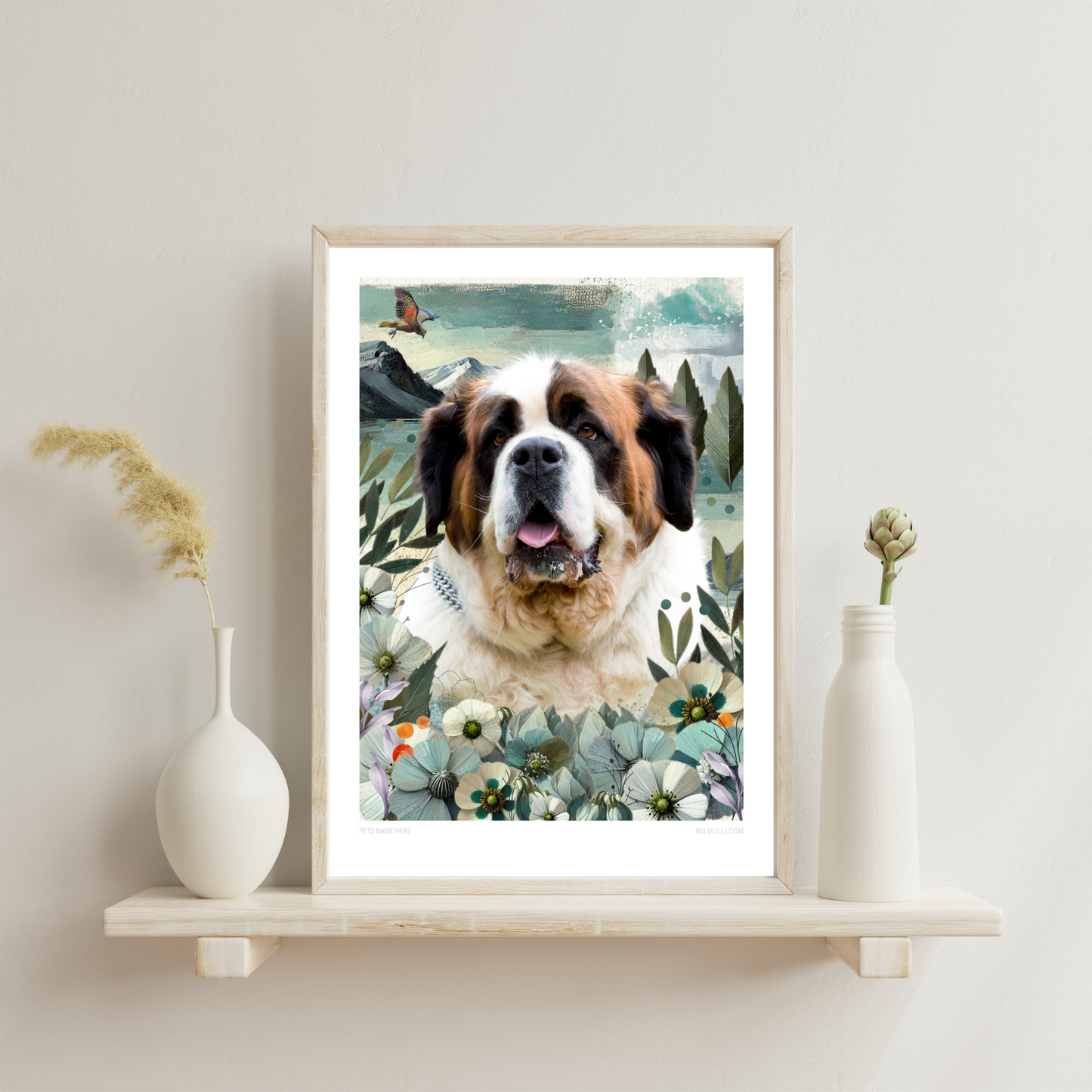 Mountain Retreat - Custom Pet Portrait