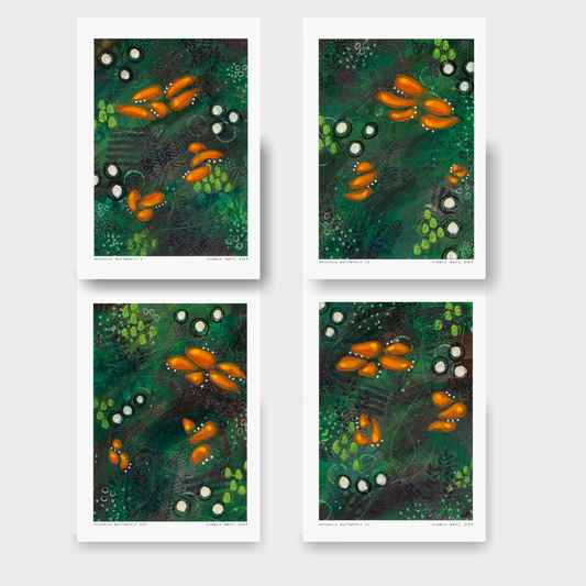 Monarch Butterfly - Set of Four