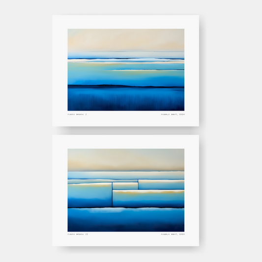 Ocean Break - Set of Two Prints