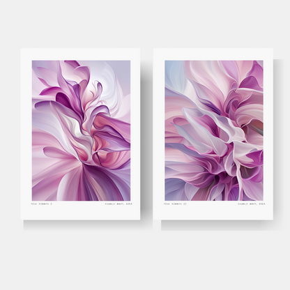 Pink Ribbon - Set of Two Prints