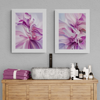 Pink Ribbon - Set of Two Prints