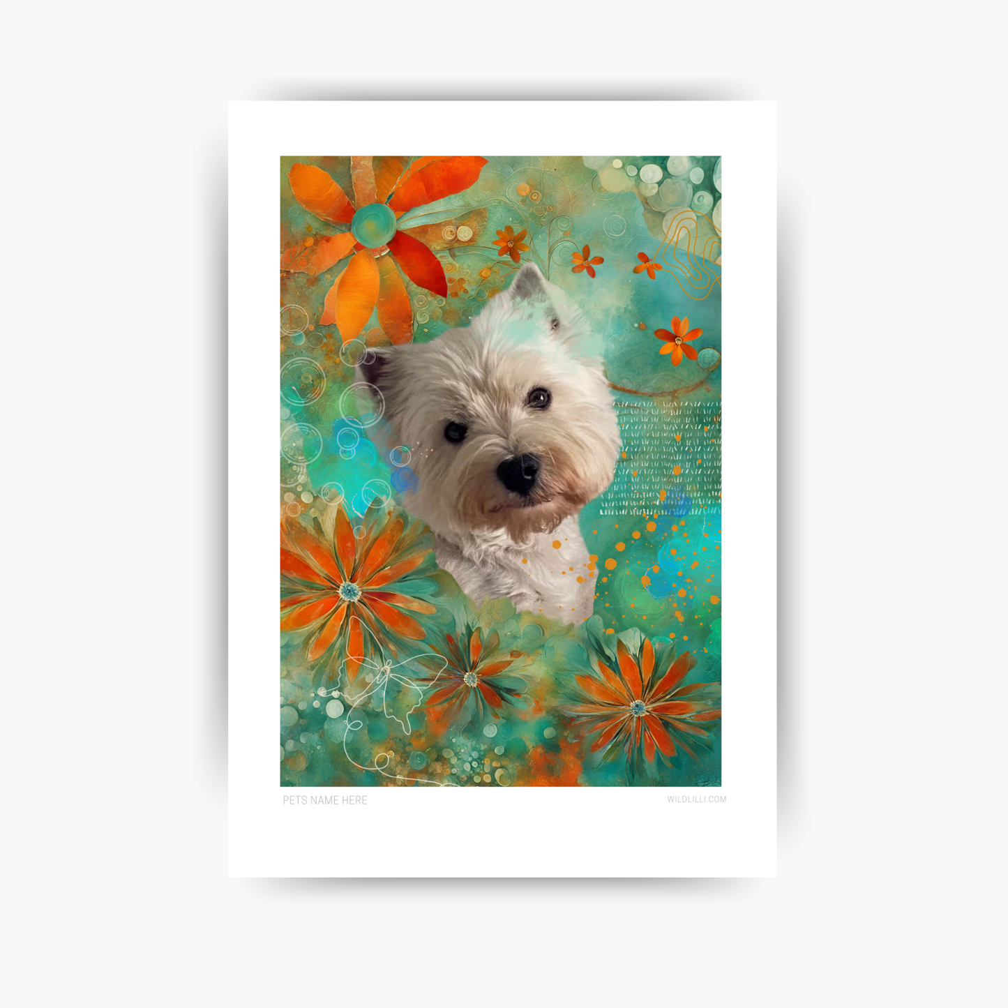 Puppy Love - Custom Pet Portrait