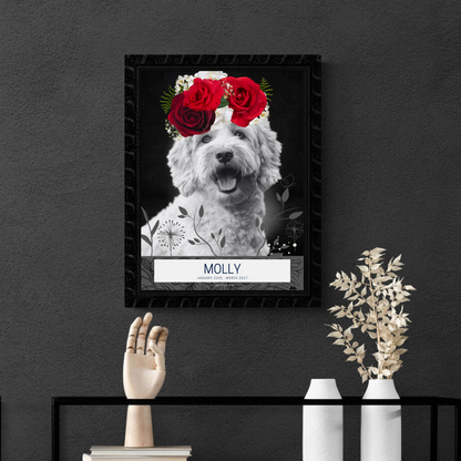 Rose Buddy - Custom-Pet-Portrait