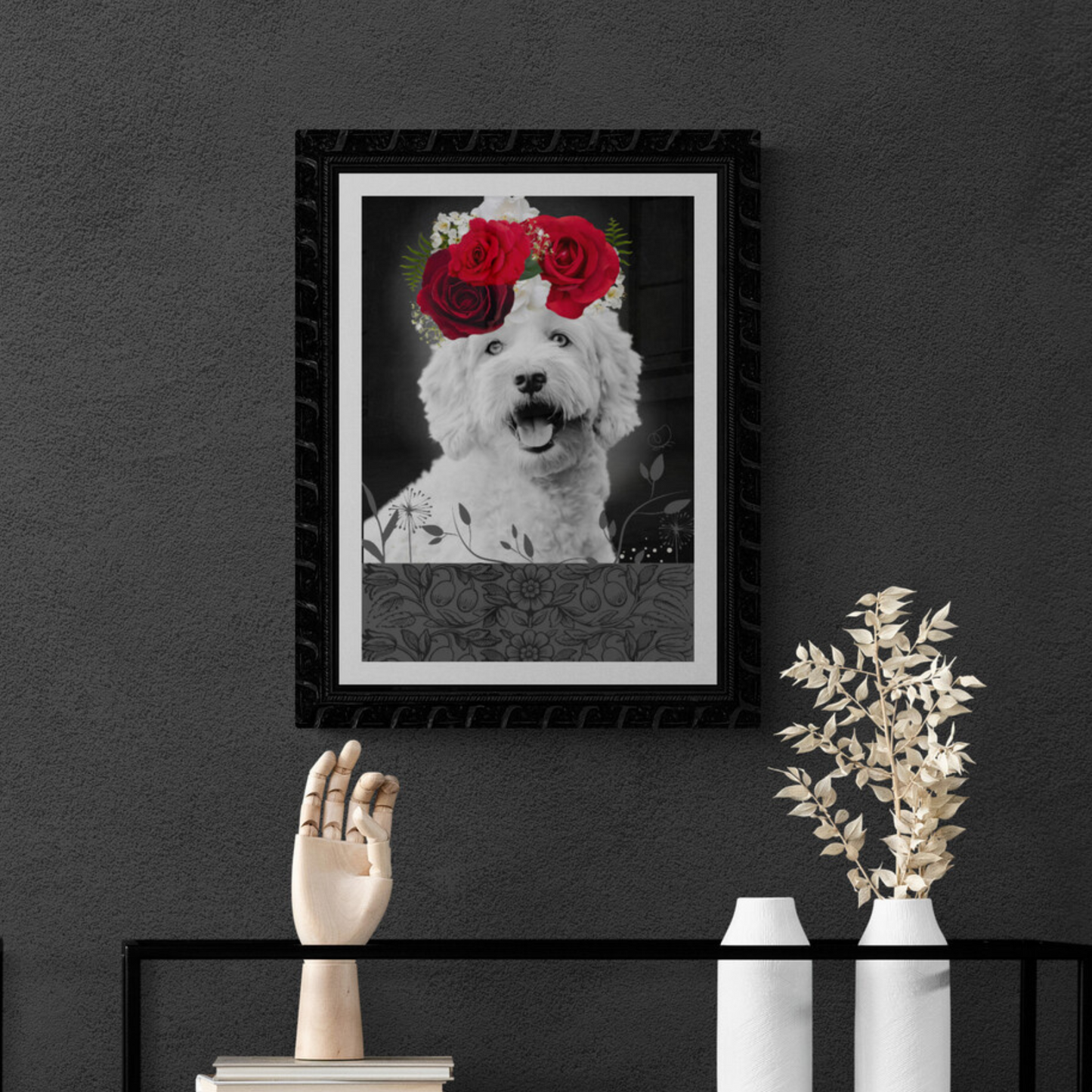 Rose Buddy - Custom-Pet-Portrait