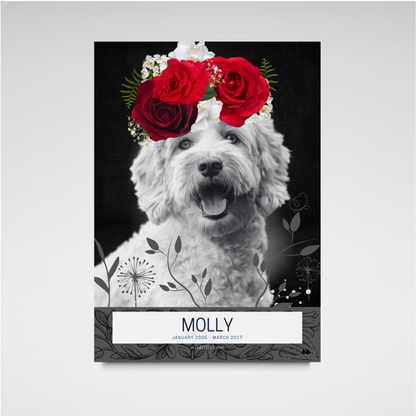 Rose Buddy - Custom-Pet-Portrait