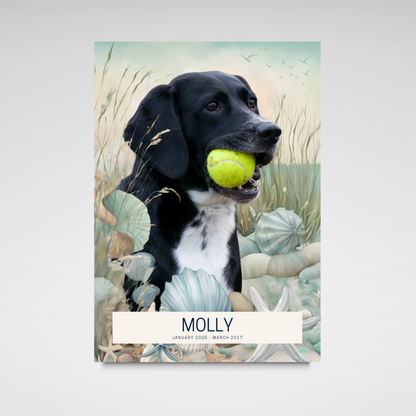 Seaside Escape - Custom Pet Portrait