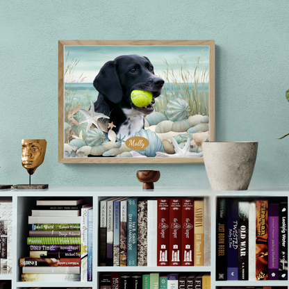 Seaside Escape - Custom Pet Portrait