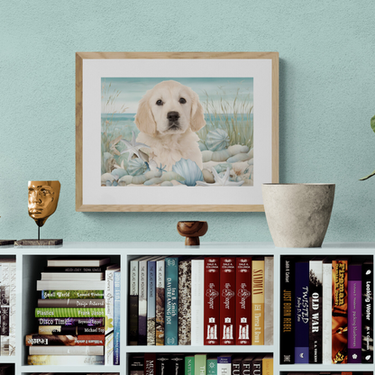 Seaside Escape - Custom Pet Portrait