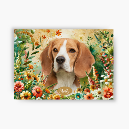 Summer Garden - Custom Pet Portrait