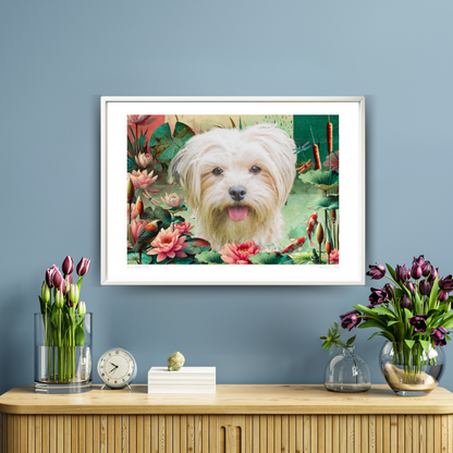 Water Lilies - Custom Pet Portrait