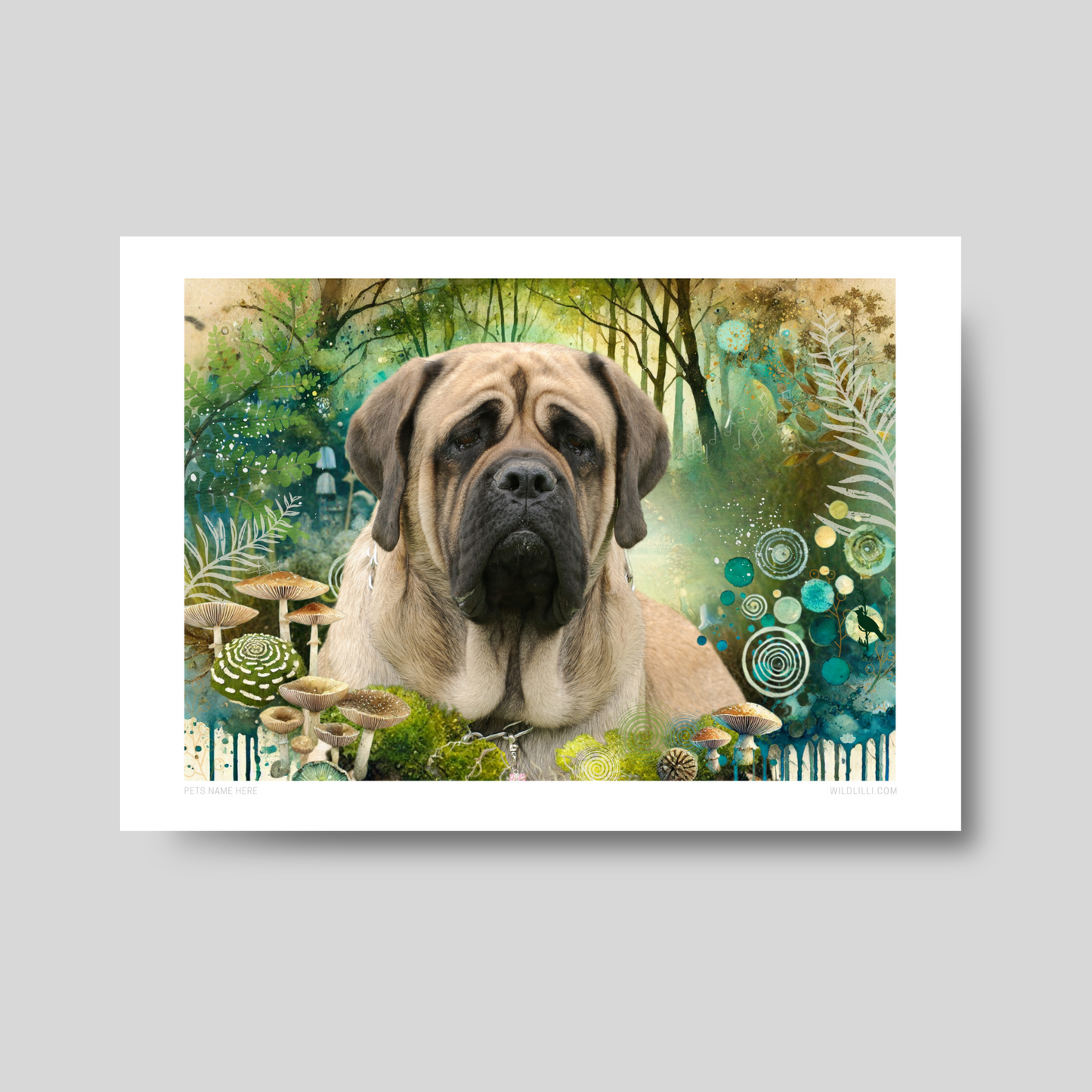 Woodland Wonders - Custom Pet Portrait