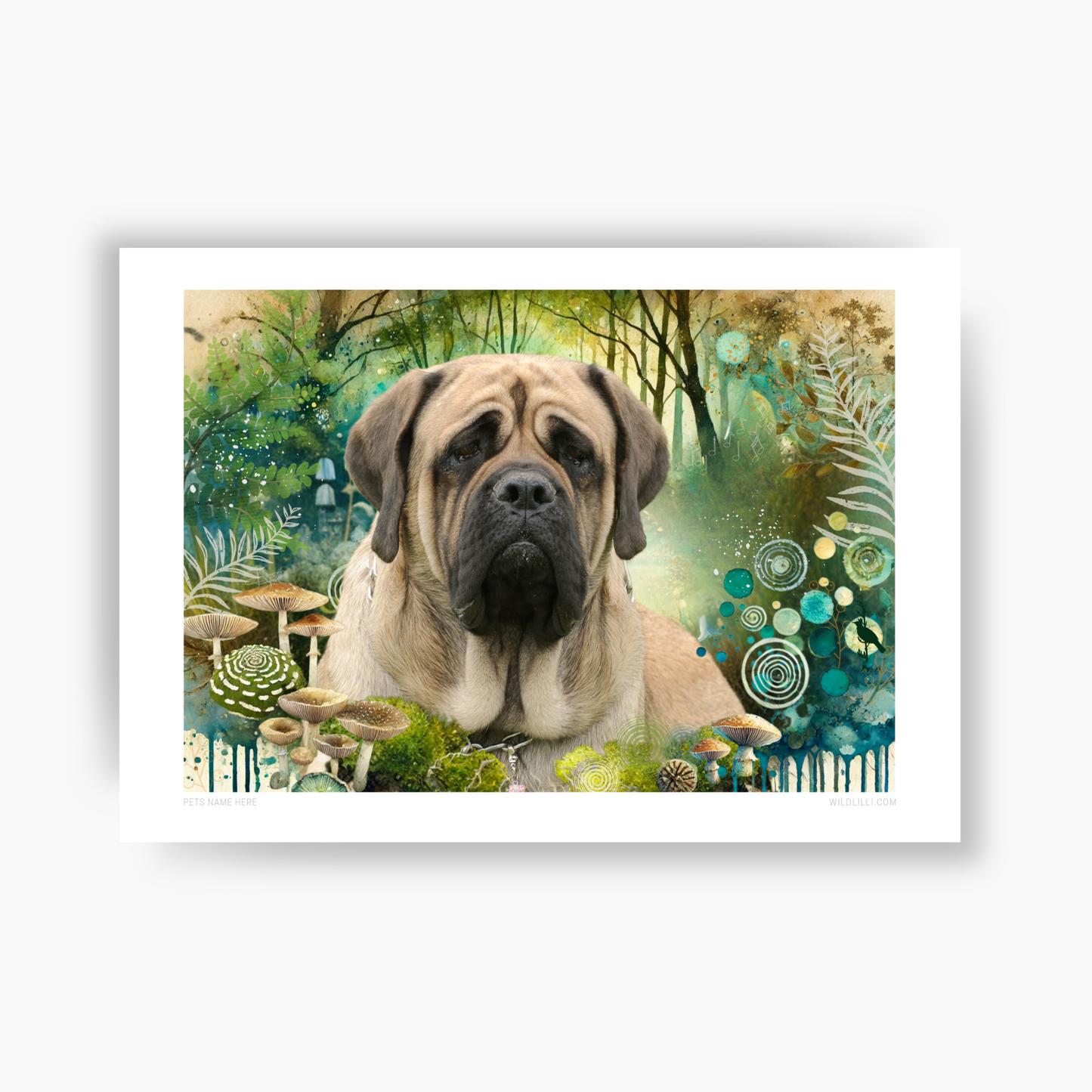 Woodland Wonders - Custom Pet Portrait