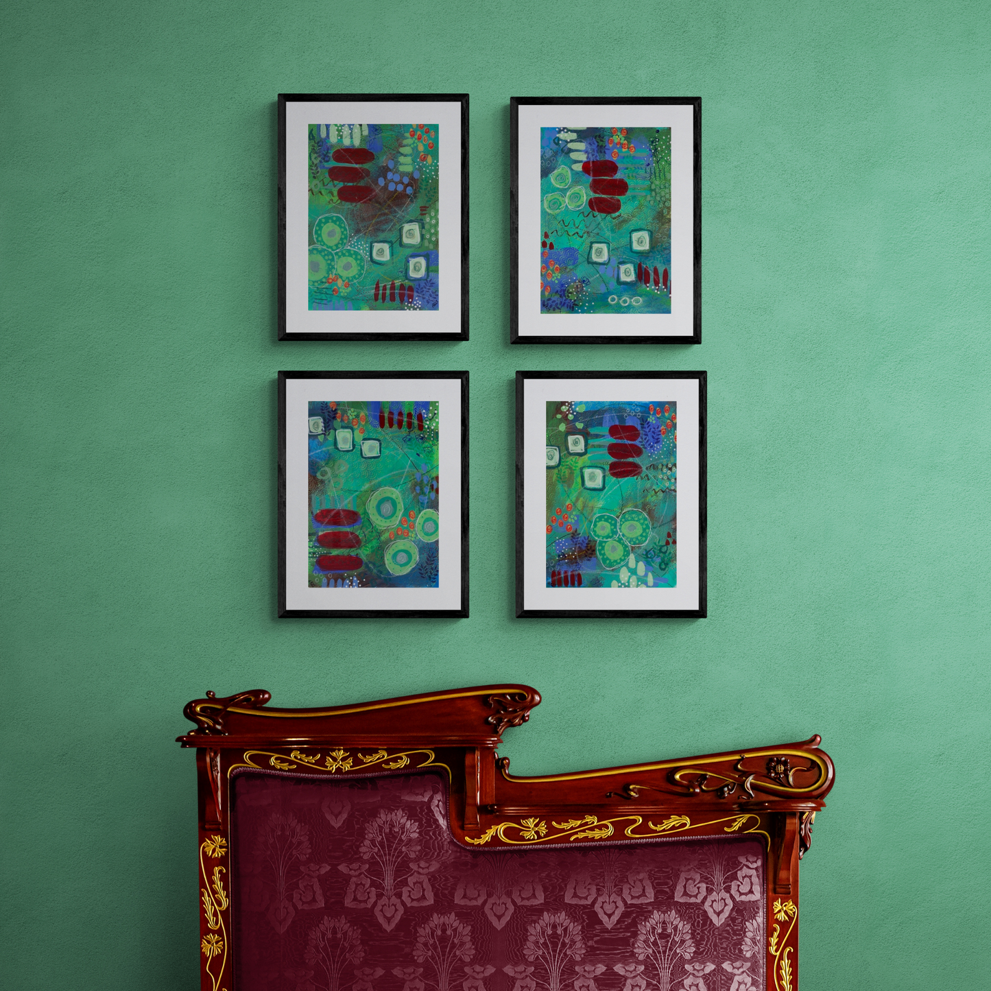 Italian Garden - Set of Four