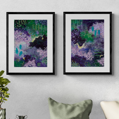 Lavender Field - Set of Two